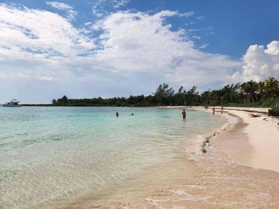 Apartment With Private Pool Tulum Chemuyil ภายนอก รูปภาพ