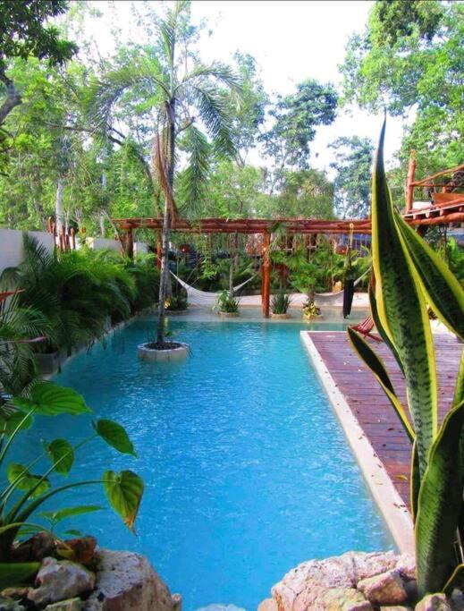 Apartment With Private Pool Tulum Chemuyil ภายนอก รูปภาพ