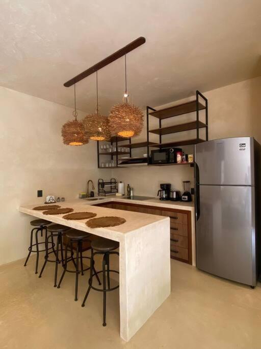 Apartment With Private Pool Tulum Chemuyil ภายนอก รูปภาพ