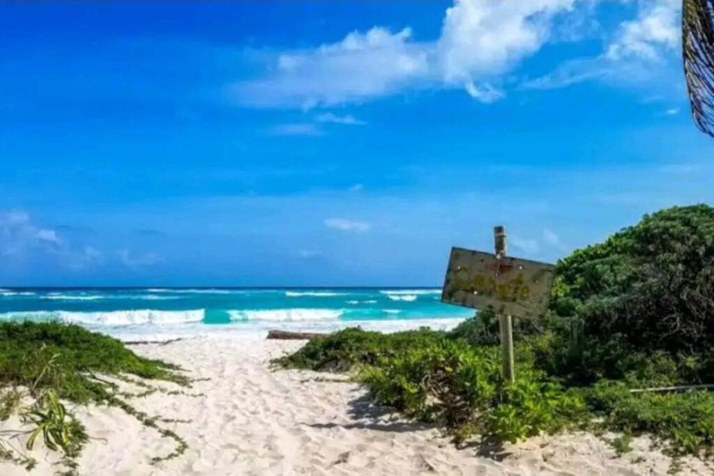 Apartment With Private Pool Tulum Chemuyil ภายนอก รูปภาพ