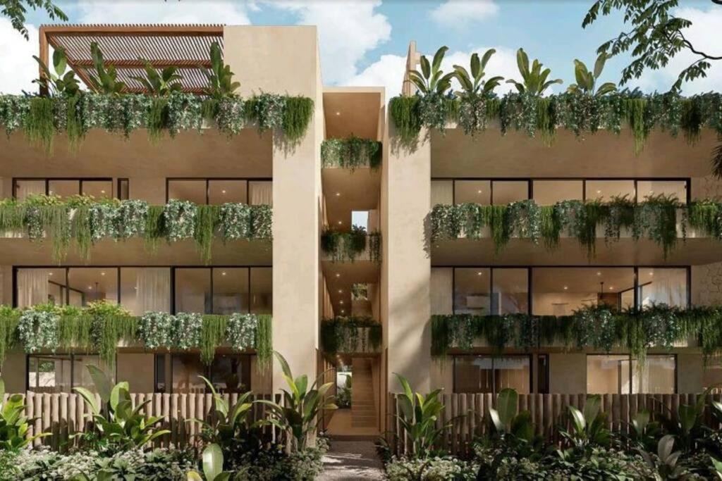 Apartment With Private Pool Tulum Chemuyil ภายนอก รูปภาพ